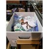 Image 2 : ASSORTED FRAMED PICTURES, FRAMES, & BOX OF ASSORTED BUTTONS