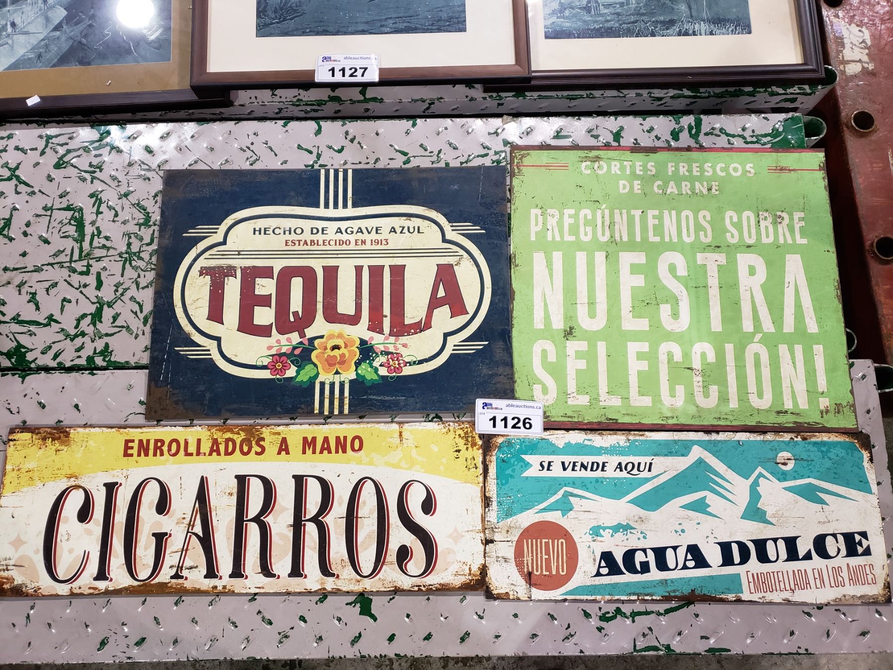 4 ASSORTED SIGNS - Able Auctions