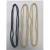 Image 1 : 3 - 16" PEARL NECKLACES