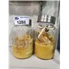 Image 1 : 2 JARS OF HONEYCOMBS & HONEY