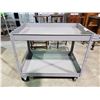 Image 2 : 2 TIER METAL ROLLING CART