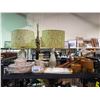 Image 1 : 2 TABLE LAMPS, ASSORTED WOODEN HOME DECOR, & COLORFUL BOWLS