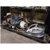 Image 1 : ASSORTED FEDORAS (DOBBS, DELUXE, & MORE), STEERING WHEEL, & OTHER VARIOUS VINTAGE ITEMS