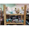 Image 1 : ASSORTED VINTAGE OFFICE SUPPLIES, FIRST AID SUPPLIES, OIL LAMP, CANDLE BUCKETS, & MORE