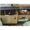Image 8 : 2 AIR TANKS, COMPUTER (NO HARD DRIVE), BOX OF WHEELS/WOODEN PEGS, TOILETRIES, & MORE