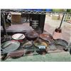 Image 1 : ASSORTED CAST IRON PANTS/POT & OTHER KITCHENWARE