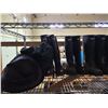 Image 2 : 6 ASSORTED BAFFIN  STEEL TOE GUM BOOTS (SIZES 10 & 11) & SOME WATER GEAR