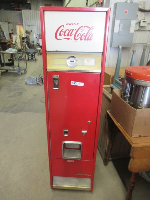 vintage 10 cent coke machine