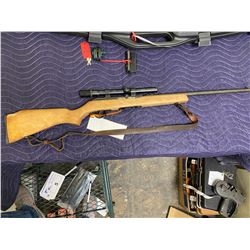 WINCHESTER COOEY MODEL 64A, .22LR, SEMI AUTOMATIC, SERIAL #UNKNOWN, WEAVER SCOPE, COMES WITH 2