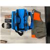 Image 1 : RANGE BAG WITH EAR/EYE PROTECTION, CLEANING KITS, HUNTING VEST AND MORE