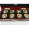 Image 2 : BRADFORD EXCHANGE BOX COIN COLLECTION LABELED 'QUEEN ELIZABETH II CROWNING MOMENTS'