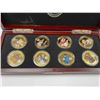 Image 2 : BRADFORD EXCHANGE BOX COIN COLLECTION LABELED 'QUEEN ELIZABETH II CROWNING MOMENTS'