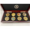 Image 2 : BRADFORD EXCHANGE BOX COIN COLLECTION LABELED 'QUEEN ELIZABETH II'S 90TH BIRTHDAY IMPERIAL CROWN