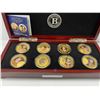 Image 2 : BRADFORD EXCHANGE BOX COIN COLLECTION LABELED 'THE HISTORIC BATTLE SOVEREIGN 200TH ANNIVERSARY