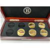 Image 2 : BRADFORD EXCHANGE BOX COIN COLLECTION LABELED 'THE LEGENDARY SHIPWRECKS GOLD CROWN COLLECTION'