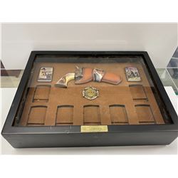 BRADFORD EXCHANGE JOHN WAYNE LIGHTER COLLECTION DISPLAY BOX