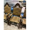 Image 2 : 4 ANTIQUE CLAW FOOT CHAIRS