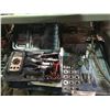 Image 2 : ASSORTED LIGHT FIXTURES & MISC. TOOLS