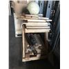 Image 2 : FLAG POLES, EASELS, WOODEN ROLLING CART, & MORE