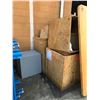 Image 2 : ASSORTED CRATES & WOODEN TABLE TOP