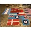 Image 1 : 8 ASSORTED FLAGS