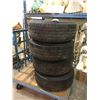 Image 1 : 4 MICHELIN TIRES WITH RIMS LT285/75R16
