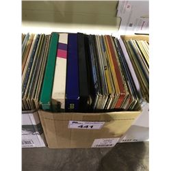 ASSORTED VINYLS SUCH AS: MEL STREET, ELVIS PRESLEY, LOUIS ARMSTRONG, & MUCH MORE