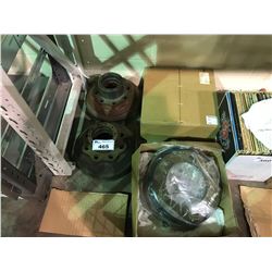 4 ASSORTED FORKLIFT DRUM BRAKES