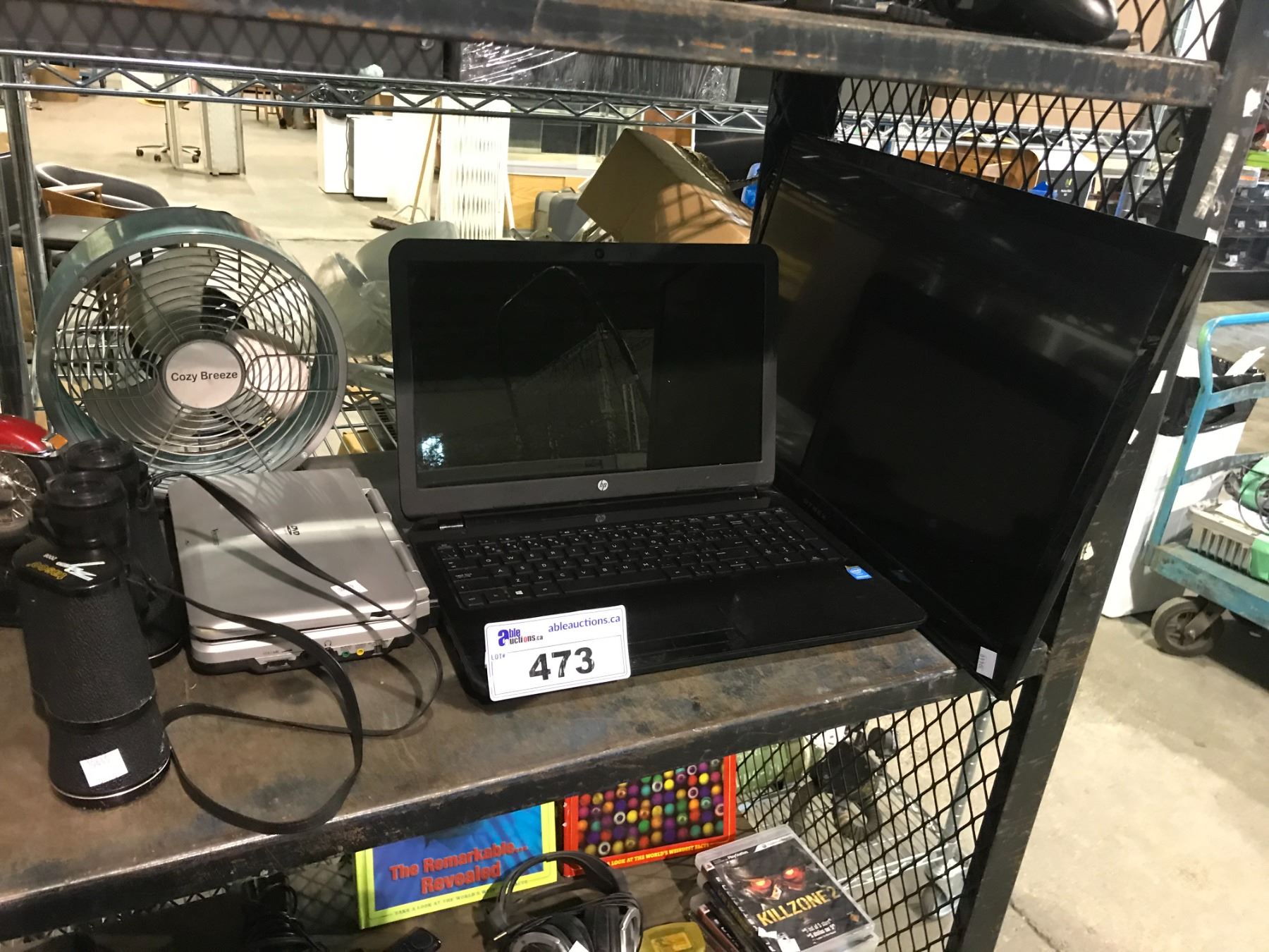 HP LAPTOP NO HARD DRIVE PORTABLE DVD PLAYER TV BINOCULARS SPEAKER hp-laptop-no-hard-drive-portable-dvd-player-tv-binoculars-speaker