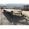 Image 2 : utility trailer - lowboy - yellow - HOMEMADE