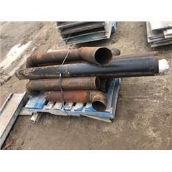 pallet of stove pipe