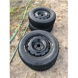 4 Goodyear tires - P205/55-R16