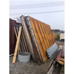 Insulated walls and roof