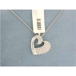 9079 14k Gold Necklace with Heart Pendant
