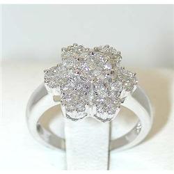 9095 14KW Gold Ring w/ Diamonds