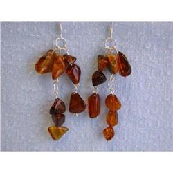 9129 Dangling Amber Earrings