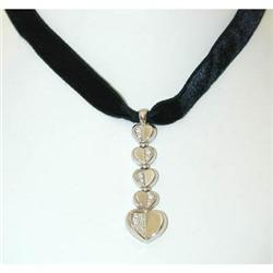 206 ENIGMA "Gianni Bulgari" 18KW Gold Diamonds Pendant