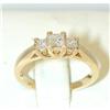 Image 1 : 217 14K Gold Ring w/ Diamonds