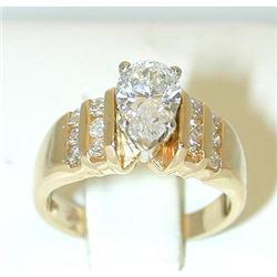 4693 14K Gold Diamond Ring