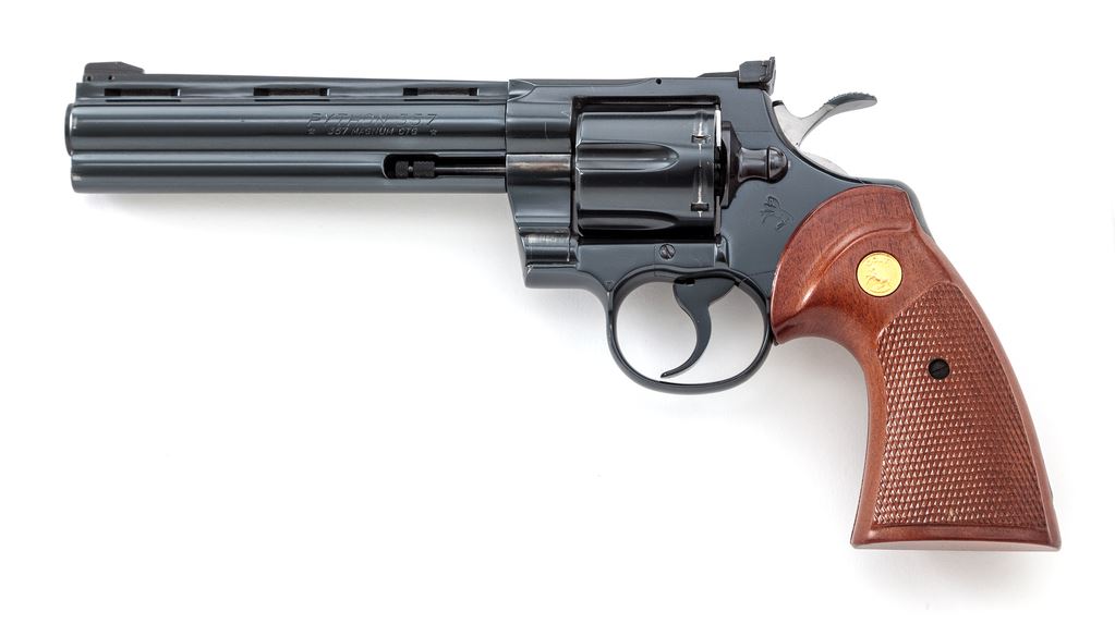 Python Revolver With Multiple View Colt Python Double Action Revolver