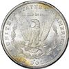 Image 4 : 1881-S $1 Morgan Silver Dollar Coin PCGS MS64 Amazing Toning