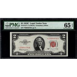 1953C $2 Legal Tender Note PMG 65EPQ
