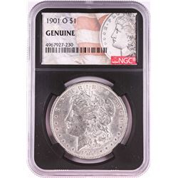 1901-O $1 Morgan Silver Dollar Coin NGC Genuine