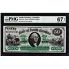 Image 1 : 1872 $50 State of South Carolina Revenue Bond Obsolete Note PMG Superb Gem Unc. 67EPQ