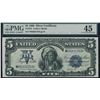 Image 1 : 1899 $5 Chief Silver Certificate PMG 45