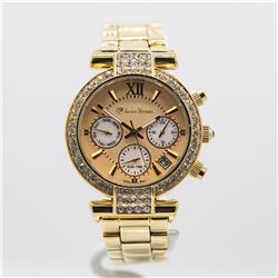 Ladies Elegant Swarovski Crystal Bezel Watch