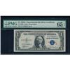 Image 1 : 1935A $1 Experimental R Silver Certificate PMG 65EPQ