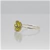Image 2 : Natural 7.2 Ct Hand Carved Rose Citrine Ring