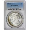 Image 1 : 1881-S $1 Morgan Silver Dollar Coin PCGS MS64 Amazing Toning