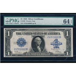 1923 $1 Silver Certificate PMG 64EPQ